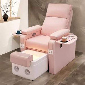 Fauteuils de pédicure de luxe électriques et inclinables pour salon de manucure, avec spa pour les pieds sans tuyauterie et drainage automatique, en promotion - Product Image 1
