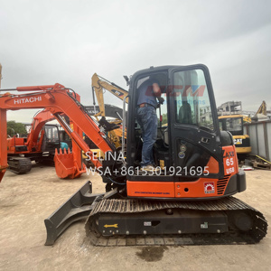 Mini pelleteuse hydraulique sur chenilles Hitachi ZX65U de 6 tonnes fabriquée au Japon à vendre - Product Image 3