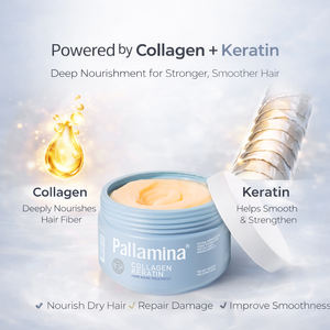 Pallamina, fabricant en gros <span class=keywords><strong>de</strong></span> masques capillaires, masque capillaire sans sulfate à étiquette privée, masque capillaire au collagène personnalisé pour cheveux secs et abîmés - Product Image 4