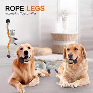 Jouets à mâcher pour animaux de compagnie, jouets en peluche écologiques résistants à la mastication pour chiens - Product Image 3