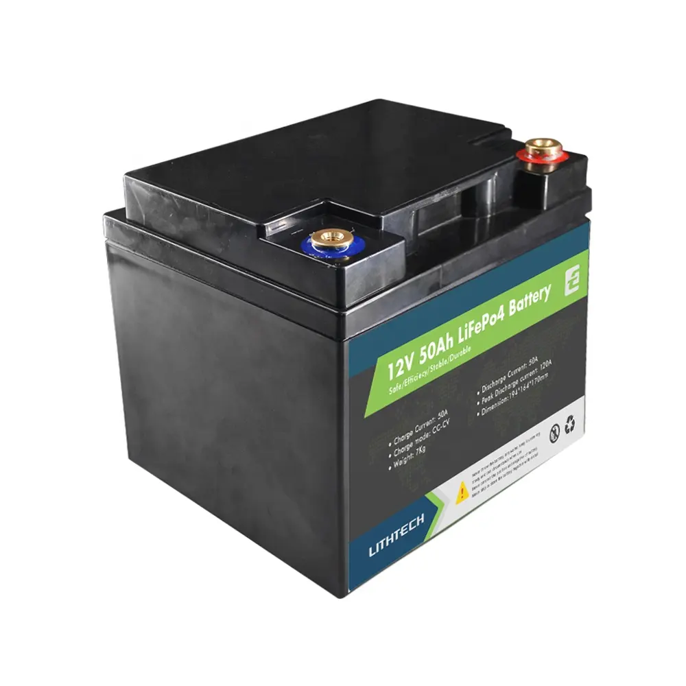 12v 50 Ah LIFEPO4 Batterie Lithium-Ion