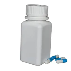 80Ml Lege Plastic Pil Fles Voor Drug Flesjes Vierkante Pil Fles