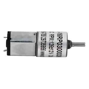 16RP030 16 mm high efficiency motor 12v high torque high speed 130 rpm small planetary gearbox motor