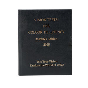 Tests de <span class=keywords><strong>Ishihara</strong></span> : Livre de 38 cartes pour le dépistage de la déficience chromatique et de la daltonisme en optométrie, haute qualité, best-seller, garantie 1 an - Product Image 4