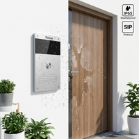 Thinuna IP-9636TB-BS IP65 Dış Mekan PA Sistemi Acil Çağrı İstasyonu Tek Tuşla SOS PoE Destekli 1 Tuşlu Alarm Yardım İnterkom Terminali