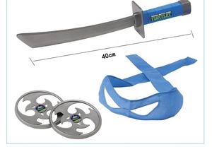 Armas de Juguete de Cosplay de <span class=keywords><strong>Tortuga</strong></span> Ninja, Armas para Niños de Halloween, <span class=keywords><strong>Disfraz</strong></span>, Máscara Luminosa, Accesorios - Product Image 6