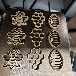 Juego de moldes de panal de abeja impresos en 3D para decoración de pasteles y herramientas de repostería - Product Image 1