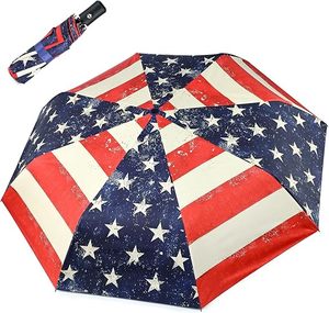 Advertising Sun Rain Compact Travel Portable Daily Use Automatic Open Flag Design Custom Printed Folding <b>Umbrella</b> With Logo - Product Image 1