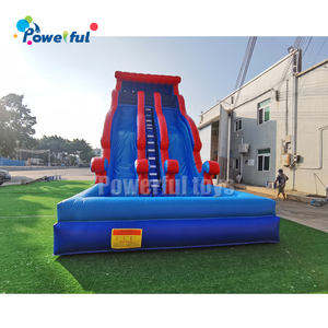 BIỆT THỰ Bơm Hơi Trượt Nước Trượt Nhảy Lâu Đài Bouncy Nhà Nảy Lớn Mặt Trăng Kết Hợp Với Bể Bơi - Product Image 1