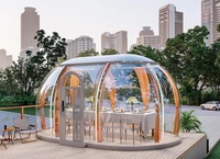 Maison préfabriquée Eco Resorts PC géodésique dôme haute ténacité tente transparente yourte