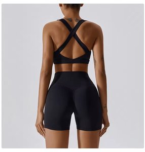 Conjunto Esportivo Personalizado com LOGO de 3 Peças para Mulheres: Roupas de Ginástica, Yoga e Treino de Fitness - Product Image 2