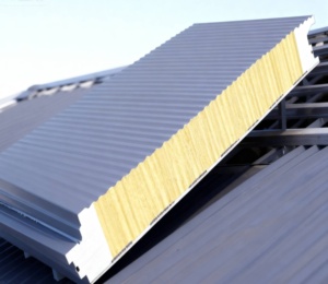 Panneau sandwich en aluminium de laine de roche de haute qualité pour toit mural Excellente <span class=keywords><strong>isolation</strong></span> ignifuge pour la construction de maisons Commercial - Product Image 1