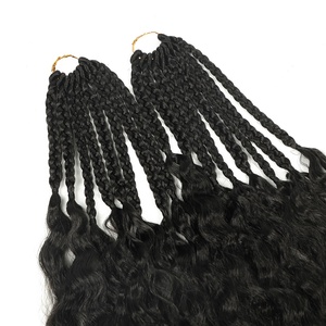 Fashion Line Goddess Box Trenzas Cabello de ganchillo para mujeres negras Trenza de caja de 24" - Product Image 3