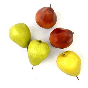 الأصفر الكمثرى الاصطناعية زخرفة لوازم حفلة احتفالية لعيد هالوان عيد الشكر ديكور محاكاة تزيين الفاكهة - Product Image 3