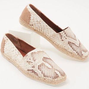 Scarpe basse da donna a buon mercato scarpe da donna intrecciate espadrillas rosa caldo - Product Image 2