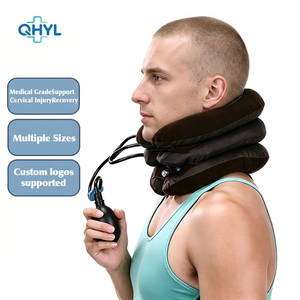 Dispositivo <span class=keywords><strong>de</strong></span> Tracción Cervical Ortopédico Inflable Portátil <span class=keywords><strong>de</strong></span> Alta Calidad, Collarín <span class=keywords><strong>de</strong></span> Soporte para el <span class=keywords><strong>Cuello</strong></span>, Estirador para Alivio del <span class=keywords><strong>Dolor</strong></span> - Product Image 1
