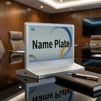 YUANXIAOWEI Kartu Nama Elektronik untuk Rapat, Tablet Nama Elektronik, Layar E-Ink Dua Sisi 7,3 Inci, Resolusi 800x480, USB Tipe-C