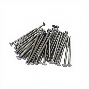 Common Steel Zinc Plated Smooth Shank Flat/Round Head Sharp Point <b>Nails</b> - Product Image 2