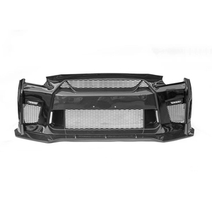 Paraurti Anteriore in Fibra di Carbonio Stile CMST con Luce LED per <span class=keywords><strong>Nissan</strong></span> <span class=keywords><strong>GTR</strong></span> R35 2008-2019, Labbro Paraurti in Carbonio - Product Image 1