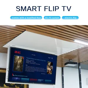 High-End Automatische Decke Up Down TV Lift Motorisierte elektrische Full Motion Klapp decke TV-Lift Halterung für Wohnzimmer