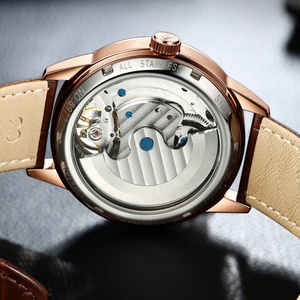 Reloj Mecánico Automático de Diseño Dorado de Lujo para Hombre, Reloj de Vestir Elegante para Negocios, Relojes Automáticos para Hombre - Product Image 5