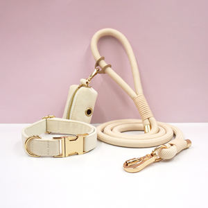 Vendita calda AMZ corda guinzaglio cane collare di velluto cacca sacchetto Set all'ingrosso buon prezzo collare guinzaglio cane qualità guinzaglio cane personalizzato guinzaglio - Product Image 2
