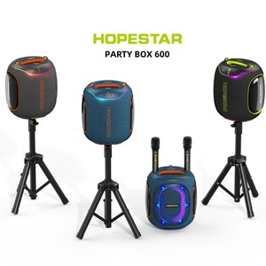 Altavoz Karaoke Portátil <span class=keywords><strong>para</strong></span> Exteriores Hopestar Partybox 600 <span class=keywords><strong>de</strong></span> 300 W, Micrófono Dual, Batería <span class=keywords><strong>de</strong></span> 30000 mAh, Luz LED RGB <span class=keywords><strong>para</strong></span> 5.3 IPX6 - Product Image 2