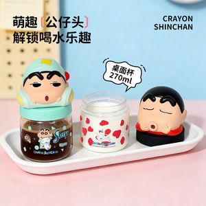 Tazza in Vetro Xiaoxin Pencil Desktop, in Vetro Borosilicato ad Alta Resistenza, Portatile e Carina per Ragazze, per Trasportare Acqua a Piacere - Product Image 3