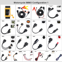Kits OBDSTAR MOTO IMMO pour la programmation des clés de moto avec code PIN, configuration complète des adaptateurs 1 pour X300 DP Plus/X300 Pro4
