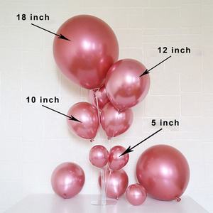 Custom logo Globos Birthday Thick Latex Ballon Metallic Chrome Matt Latex <b>Balloons</b> for Birthday <b>Balloon</b> Party Decoration - Product Image 5