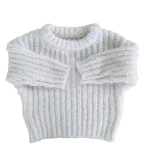 畅销厚实针织婴儿儿童毛衣儿童男童女童扣纯棉学步婴儿毛衣