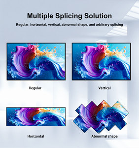 Écran LCD de 55 pouces à cadre fin de 0,88 mm, panneau mural vidé<span class=keywords><strong>o</strong></span>, écran tactile pour kiosque, écran publicitaire, affichage OEM - Product Image 3