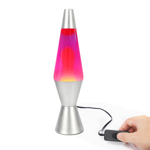 해파리 용암 램프 병 판매용 소형 LED 야간 조명 화산 - Product Image 4