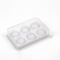 Boîte à gâteau transparente personnalisable, fabriquée en usine, pour l'emballage alimentaire et les desserts