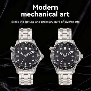 Reloj de Buceo Mecánico Automático para Hombre, Clásico, de Alta Gama, con Esfera Negra Luminosa, Calendario Perpetuo, Luminoso - Product Image 2