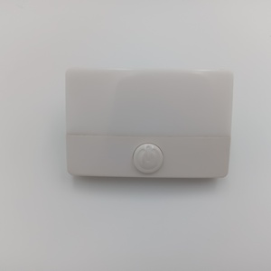 White <b>LED</b> Night <b>Light</b> <b>Plug</b>-<b>in</b> Socket Lamp Button Switch Warm White Minimalist Bedroom Nursery Home - Product Image 3