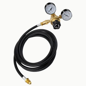 Kit de régulateur de soudage MIG/TIG CGA580, régulateur de soudage au gaz, débitmètre d'argon/dioxyde de carbone pour GPL, hélium, propane, matériau en laiton - Product Image 4