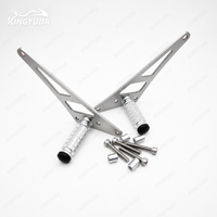 Repose-pieds arrière en aluminium CNC pour moto tout-terrain électrique Sur-Ron Ultra Bee MX, anodisés, pour montage sur support