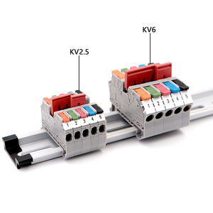 Connecteur de câble à ressort sans pression à branchement rapide série KV, bornier de montage sur rail DIN pour panneau électrique - Product Image 6
