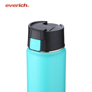 Everich 1000 ml <span class=keywords><strong>Double</strong></span> Paroi En Acier Inoxydable Vide Bouteille D'eau Avec Un Seul <span class=keywords><strong>clic</strong></span> Couvercle Ouvert - Product Image 3