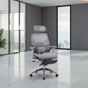 Silla de Oficina Ejecutiva Ergonómica Moderna de Lujo con Malla Completa, Giratoria, Ajustable, de Cuero PU, para Personas Altas y de Gran Talla, para Jefes, Venta al Por Mayor - Product Image 2