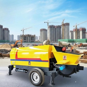 Pompe à béton sur remorque, <span class=keywords><strong>prix</strong></span> de <span class=keywords><strong>gros</strong></span> direct usine avec garantie de 3 ans pour les distributeurs étrangers - Product Image 1