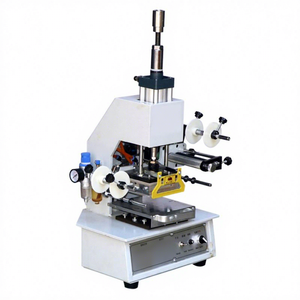 120*90 Semi Automatic Pneumatic Heat Press Letter Hot Foil Stamping Machine for Leather Wood Plastic Card Paper Logo Embossing - Product Image 1