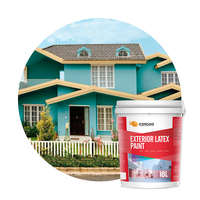 Peinture extérieure au latex résistante aux UV, imperméable aux intempéries, revêtement mural anti-moisissure, couleur personnalisée pour la maison, l'école, l'hôpital, l'usine