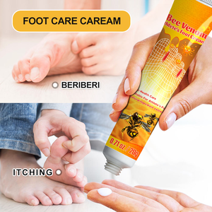 Krim Perawatan Kaki Berbahan Sengat Lebah Grosir - Formula Alami Antijamur untuk Mengatasi Kaki Atlet, Kesehatan Kulit, Tersedia OEM - Product Image 6