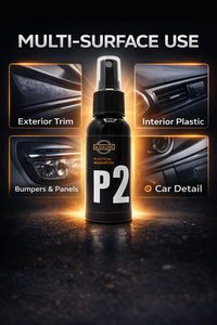 Restaurateur de Plastiques Automobiles 50ML - Rénovateur de Garnitures, Réparation des Rayures, Brillance Intense et Protection UV pour Voitures Neuves et Anciennes - Product Image 3