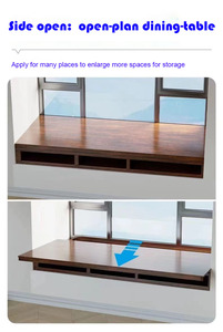 <span class=keywords><strong>Rail</strong></span> coulissant de fenêtre en <span class=keywords><strong>baie</strong></span> robuste pour bureau à tiroir dissimulé - Product Image 4