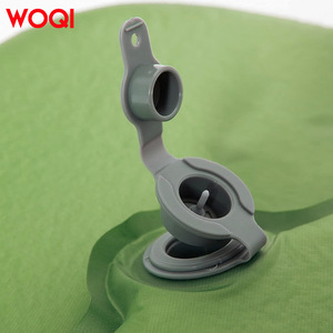 Matelas de couchage auto-gonflant Woqi Mummy 75D TPU, imperméable, pour la randonnée, le camping et les activités de plein air, vert olive - Product Image 4