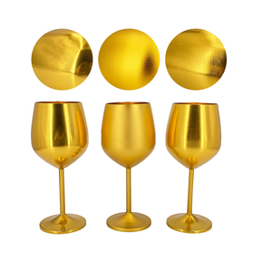 <strong>Wholesale</strong> 500ml Disposable Aluminum Cup Party Color Glasses <strong>Flute</strong> for Red Wine &amp; for <strong>Champagne</strong> Recyclable - Product Image 6