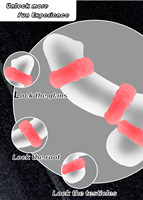 Sex toys Anneau de pénis en silicone Dispositif d'anneau de pénis pour l'érection améliorant la durabilité, jouets sexuels pour adultes pour hommes Couple